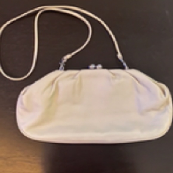NWOT Convertible Leather Clutch - Taupe - Picture 3 of 7